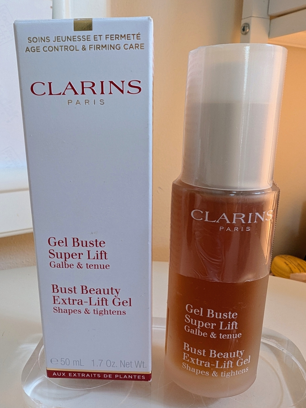 Clarins Bust Beauty Extra‑Lift Gel 50ml Full Size Brand New Sealed